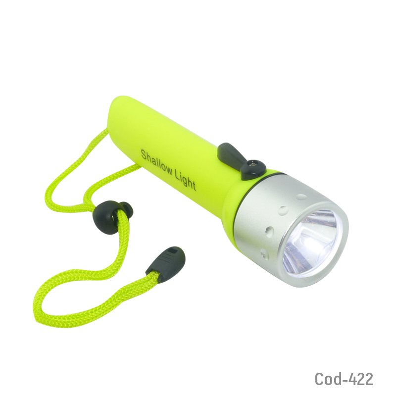 Linterna de buceo 3w, 120 lumens, 50 metros, sumergible - pack de 10 unidades mayorista — imagen 2