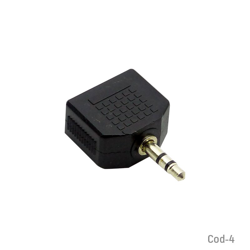 Adaptador De Audio 3,5Mm Pololos Estereo 2,2cm x 3,6cm x 1,2cm por mayor en Chile