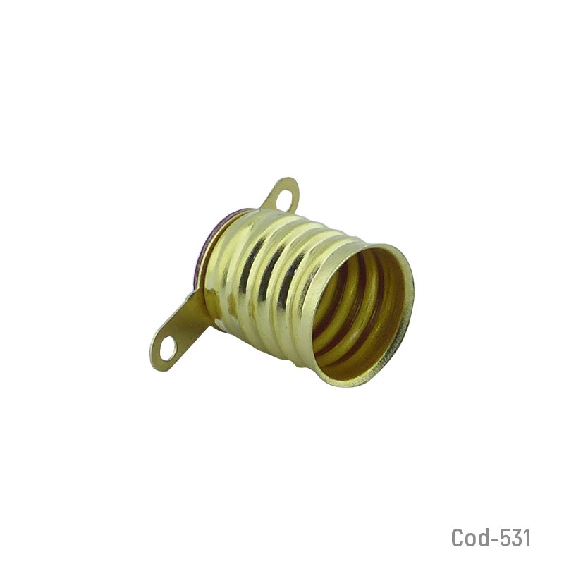 Porta Lampara Linterna E-10 Metalico - Pack de 100 unidades 1,2 cm x 1 cm x 1 cm por mayor en Chile