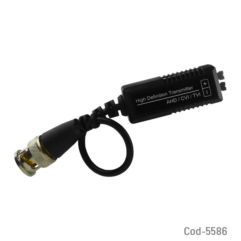 Balun BNC Video HD, Set X 2 Unidades, En Blister. - Pack de 10 unidades 1,5cm x 4cm x 2,2cm por mayor en Chile