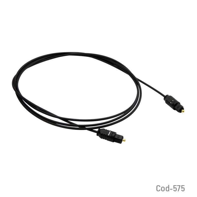 Cable fibra optica de audio 1,5 metros de largo, 2mm grosor - pack de 10 unidades mayorista — imagen 2