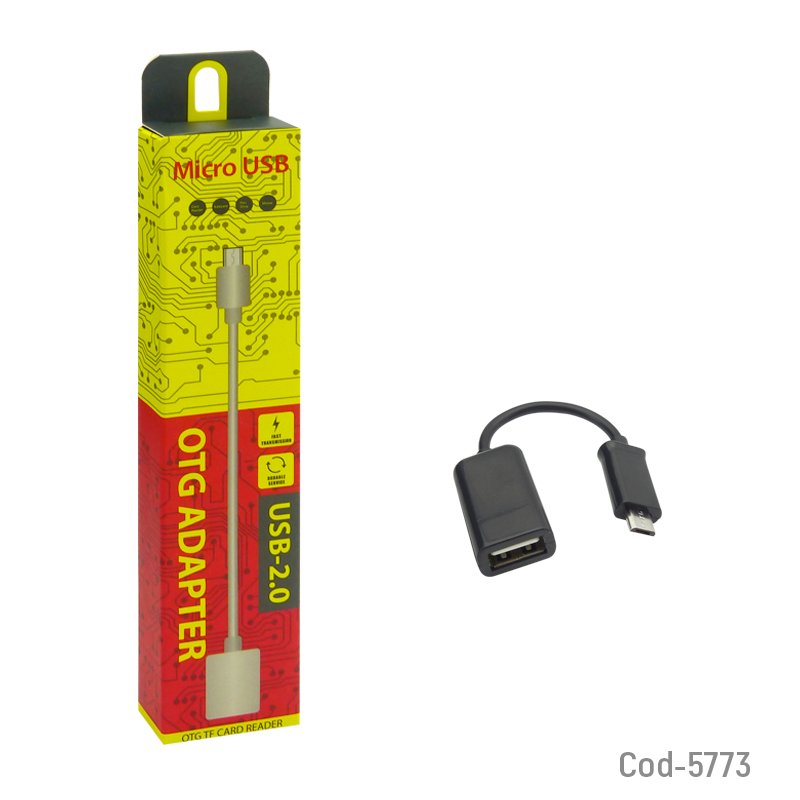 Cable otg a usb micro 5 pin, velocidad 2.0, 2 colores. - pack de 50 unidades mayorista — imagen 3