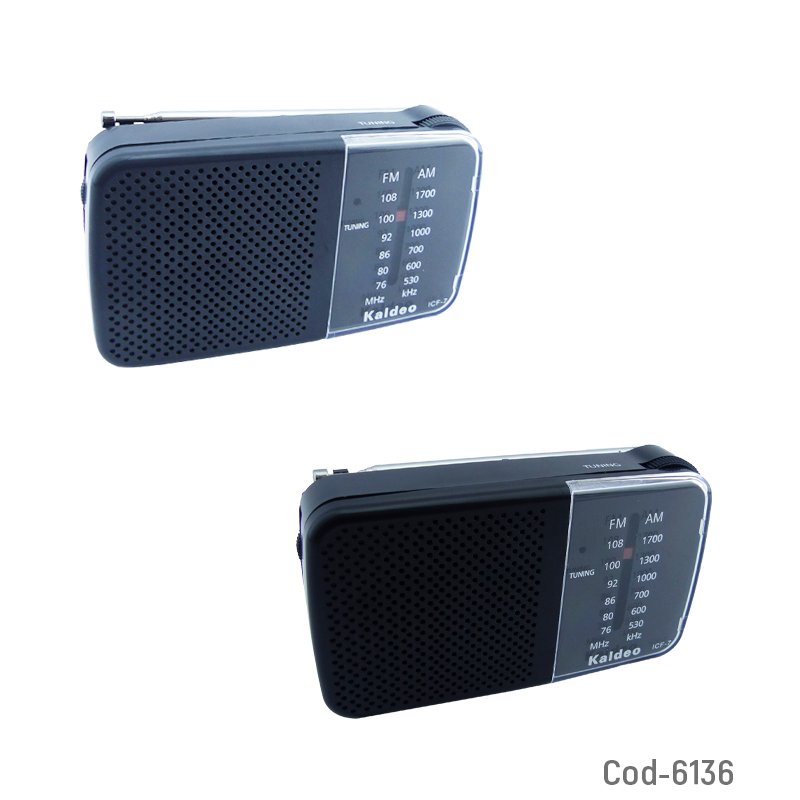 Radio am/fm kaldeo, modelo k-258b, en caja. mayorista — imagen 2