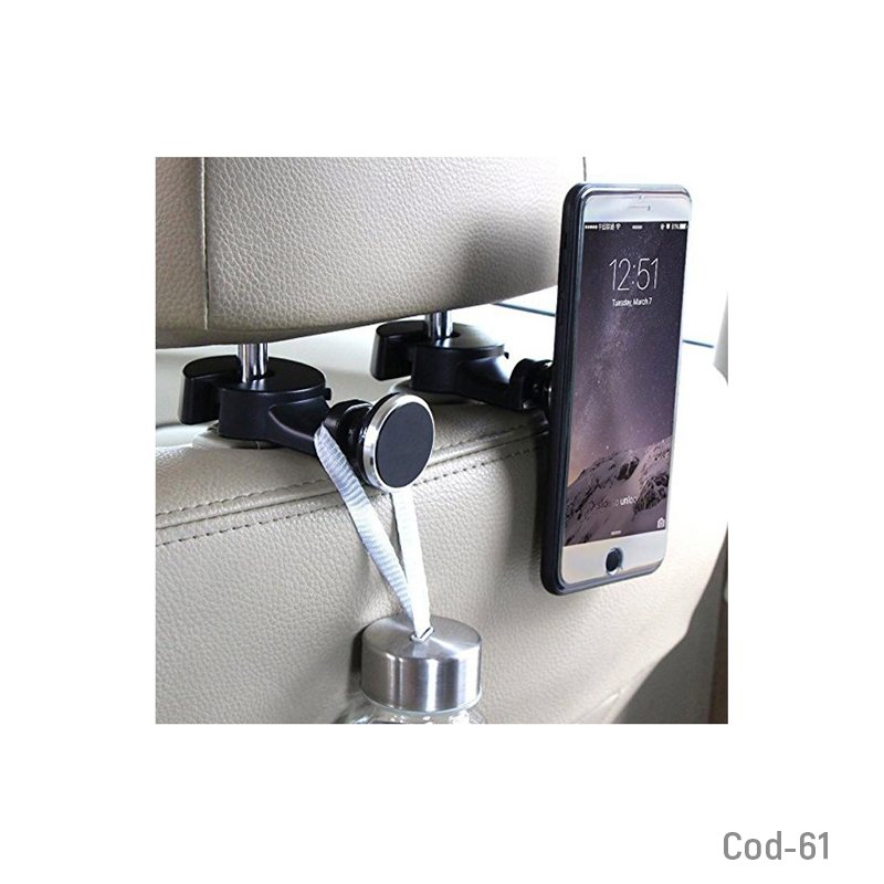 Porta smartphone para cabecera de auto con iman 360°, 4 colores - pack de 10 unidades mayorista — imagen 4