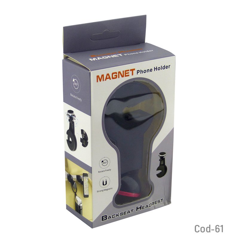 Porta smartphone para cabecera de auto con iman 360°, 4 colores - pack de 10 unidades mayorista — imagen 5
