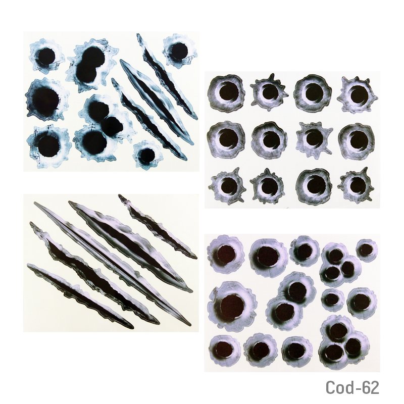 Adhesivos 3d con diseños, para auto - pack de 50 unidades mayorista — imagen 3