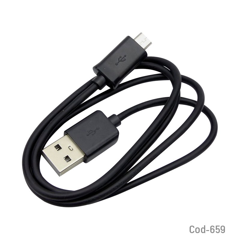 Cable usb a micro 5 pin, 1 metro, x 1 pieza - pack de 100 unidades mayorista — imagen 2