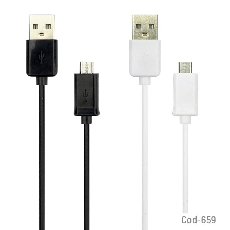 Cable usb a micro 5 pin, 1 metro, x 1 pieza - pack de 100 unidades mayorista — imagen 3