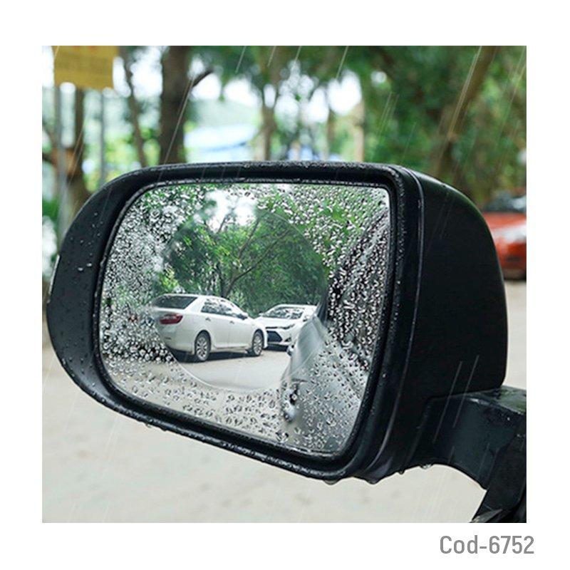 Lamina para espejo retrovisor auto, anti agua/empañante 9mm - pack de 20 unidades mayorista — imagen 2