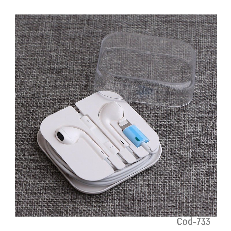 Audifonos in ear con microfono para iphone 8-10 con bluetooth, cable lighting. en caja. - pack de 10 unidades mayorista — imagen 2