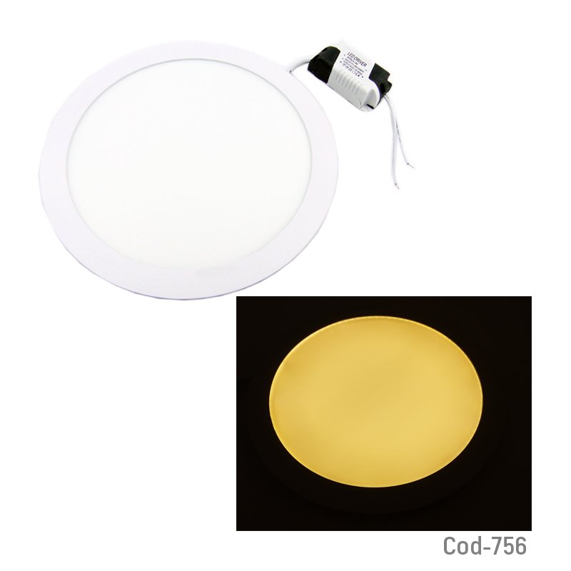 Foco led panel de 18 watt, luz calida, para cielo falso. - pack de 10 unidades mayorista — imagen 2
