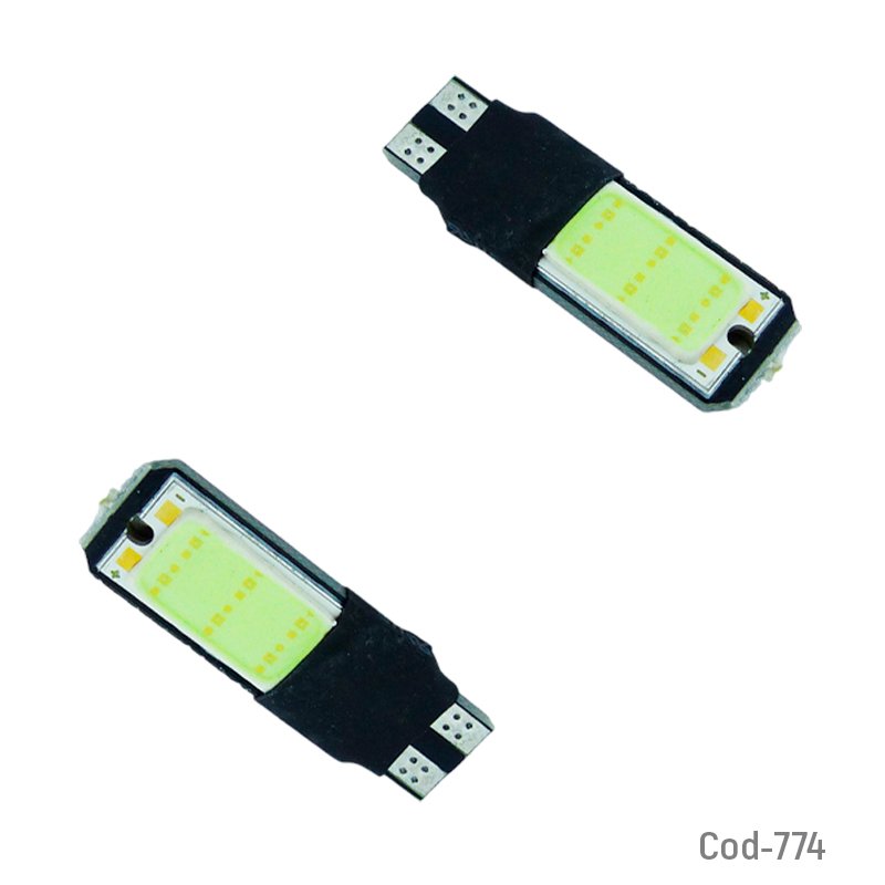 Led cob cola de pescado de 5 watt color celeste con eliminador de error marca dezzer. mayorista — imagen 2
