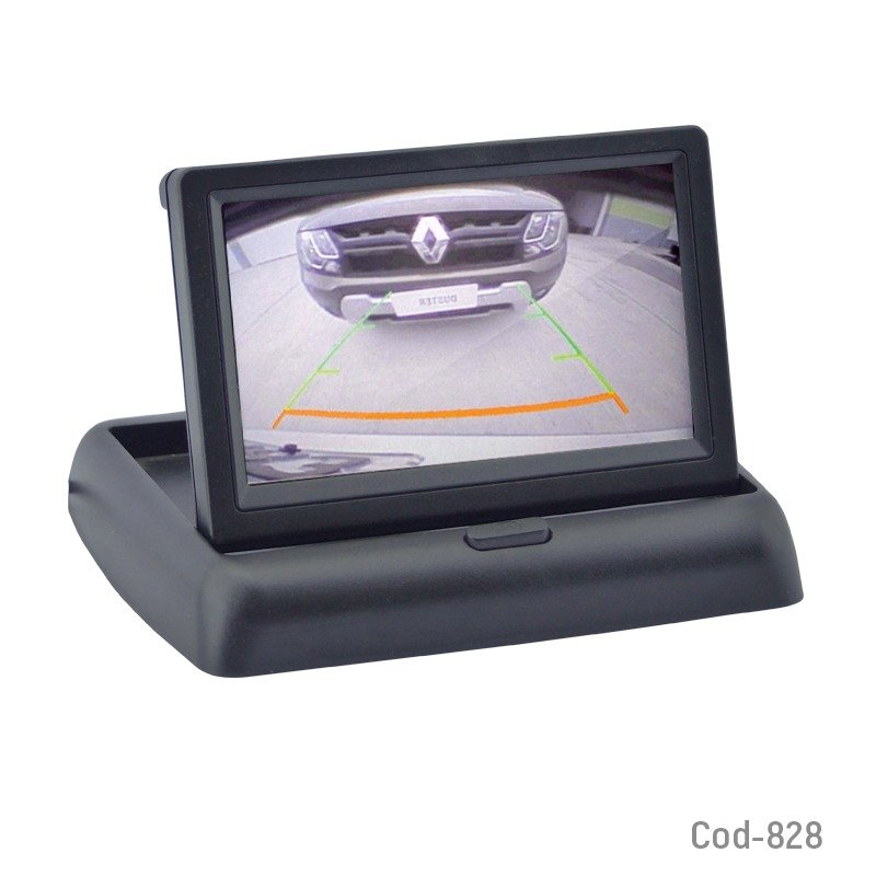 Pantalla retrovisor 4.3", rebatible para auto mayorista — imagen 3