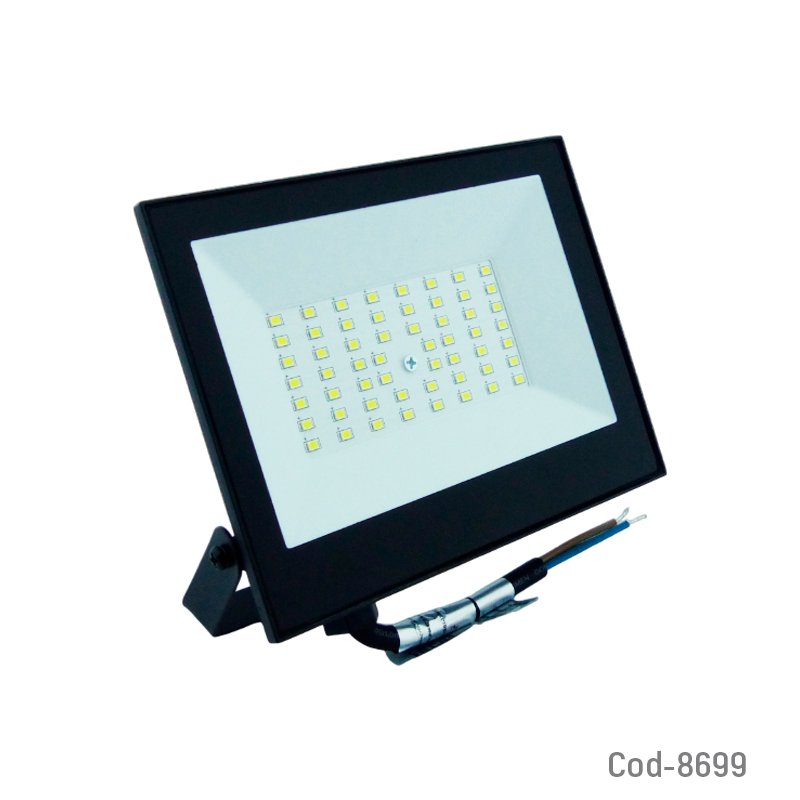 Foco halogeno led 50 watt, marca megabright luz fria, certificado mayorista — imagen 4