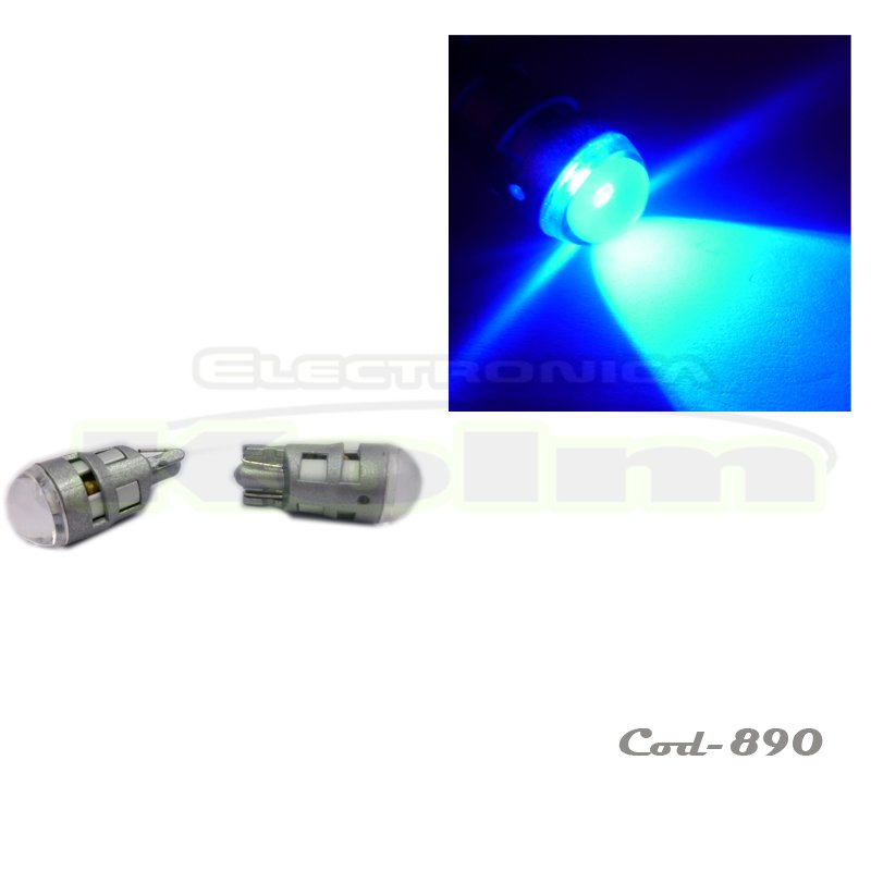 Luz led para auto, cola de pescado de 1 led 3030 expansivo, punto de color de luz azul mayorista — imagen 2