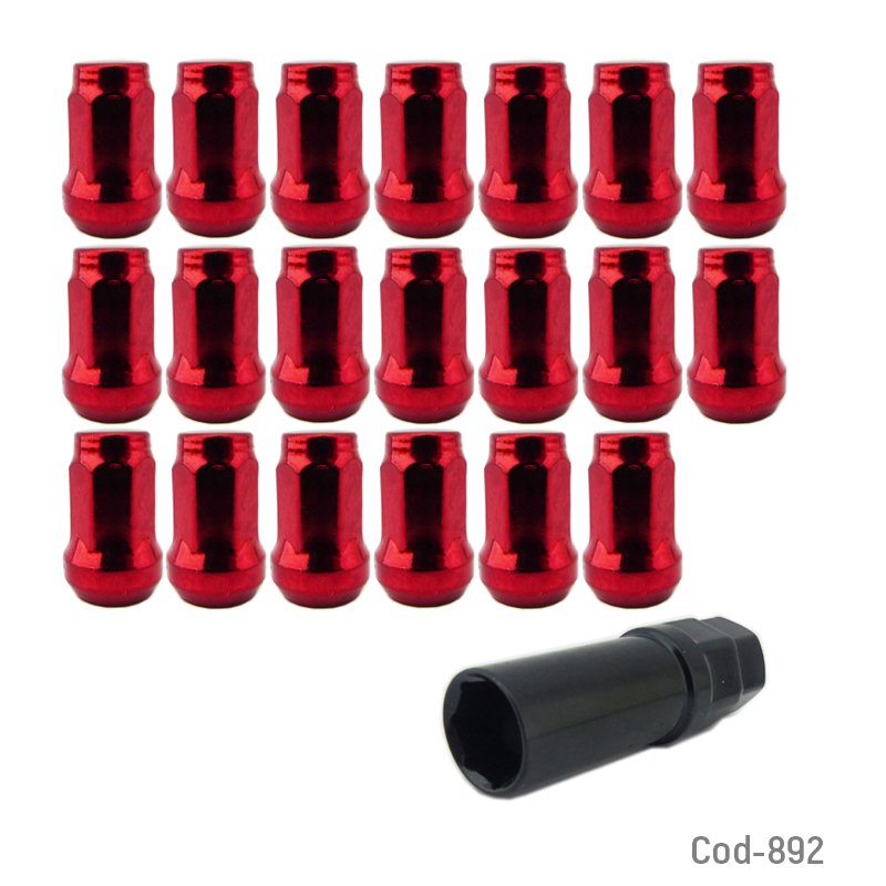 Tuerca de seguridad para auto, medidas 12mm x 1.50mm. set x 20 piezas. mayorista — imagen 3