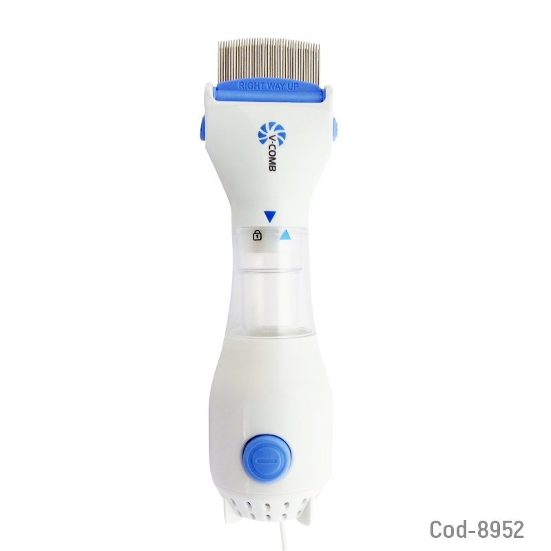 Aspiradora Mini Para Pediculosis, V-COMB, Con Transformador 24cm x 6cm x 2cm por mayor en Chile
