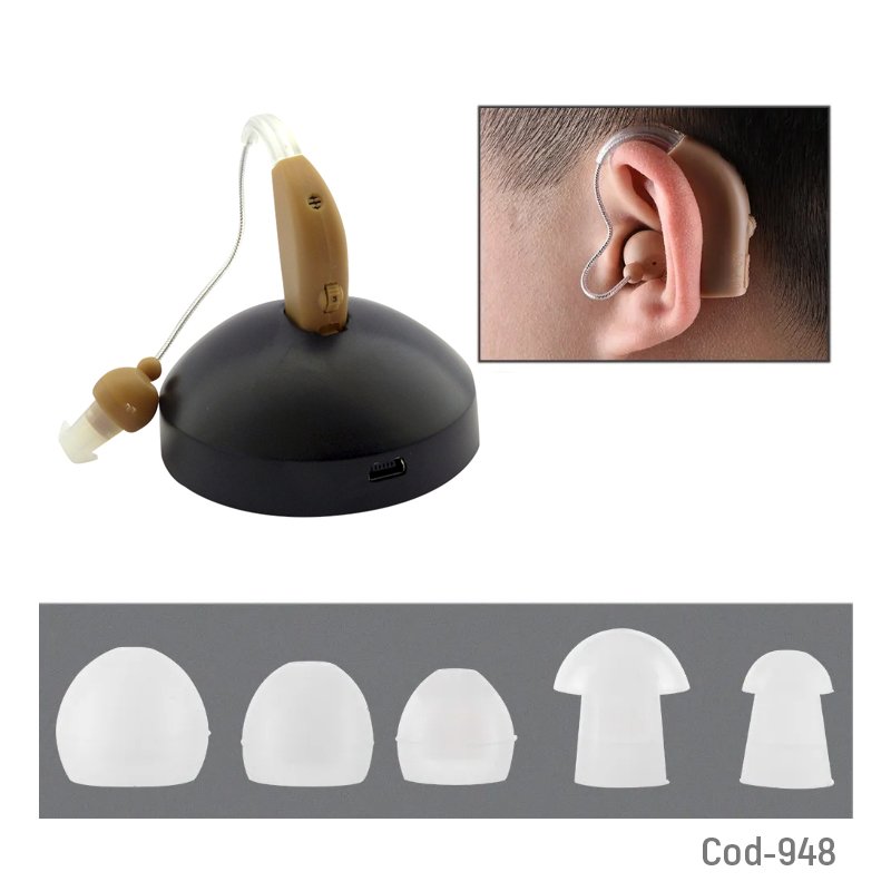 Audifono amplificador, recargable por usb. modelo new 30x. alta calidad. mayorista — imagen 2