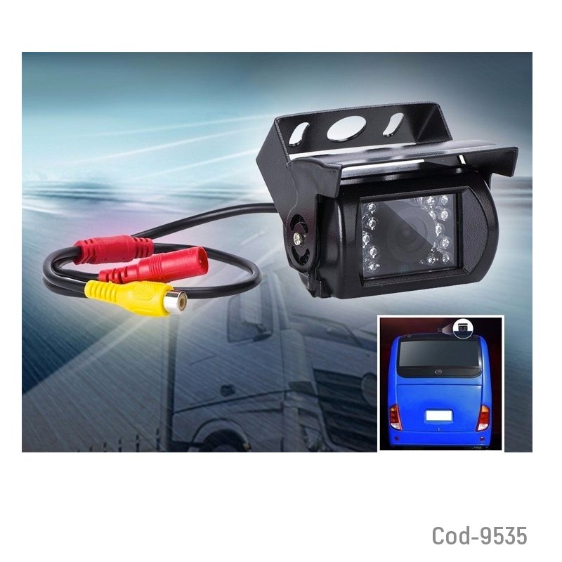Camara de retroceso 24 volt, sobrepuesta, con 15 metros de cable mayorista — imagen 3