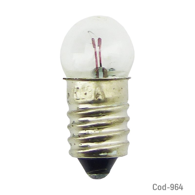 Ampolleta Para Linterna De 2.5V, Set X 50 Unidades. 3,4cm D x 2cm por mayor en Chile