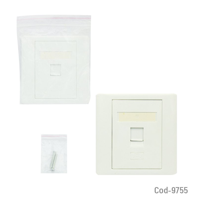 Tapa de muro conexion rj-45 - pack de 50 unidades mayorista — imagen 3