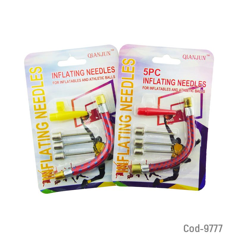 Set de agujas para inflar, marca qianjun en blister. mayorista — imagen 2