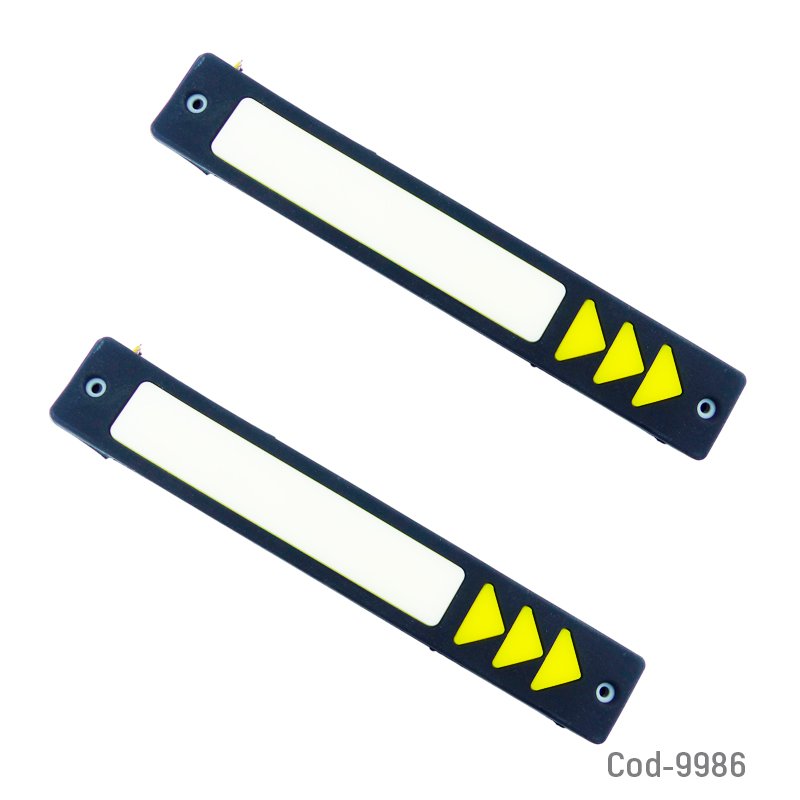 Neblinero led cob flexible de 2 funciones luz blanca y ambar. mayorista — imagen 3