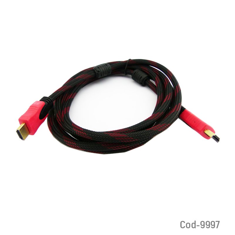 Cable hdmi 3 metros, doble filtro - pack de 10 unidades mayorista — imagen 2