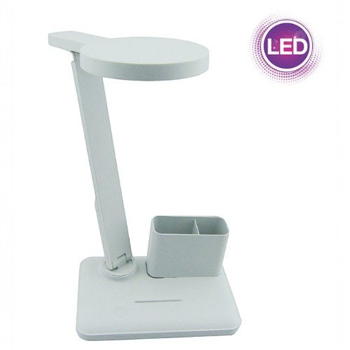 Lampara De Escritorio LED Touch Modelo 303 Varios Tonos Con Portalapiz Y Smartphone. por mayor - Electrónica por mayor