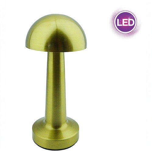 Lampara LED De Mesa En Metal Touch Recargable 3 Tonos De Luz. por mayor - Electrónica por mayor
