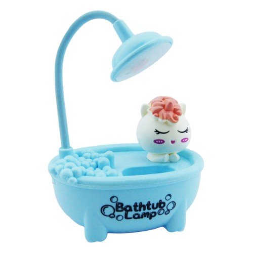 Lampara LED Para Niño Con Forma De Tina, Modelo BJJ-068 Con Porta Lapiz Y Sacapuntas. por mayor Electrónica por mayor