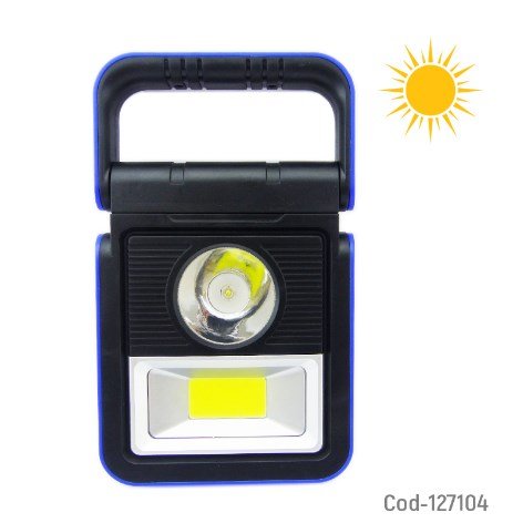 Lampara Linterna Sola, 1 Foco LED Mini + 1 Luz CO. por mayor - Electronica por mayor