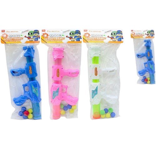 Lanzador Aerodinámico de Pelotas de Espuma en Colores Surtidos por mayor - Jugueteria por mayor