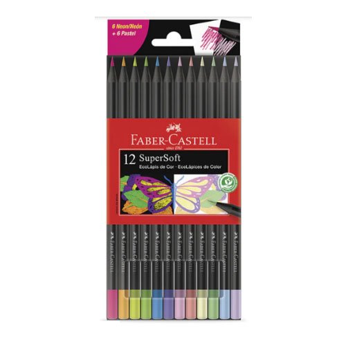 Lapices colores supersoft neon 12 PZA por mayor en Chile
