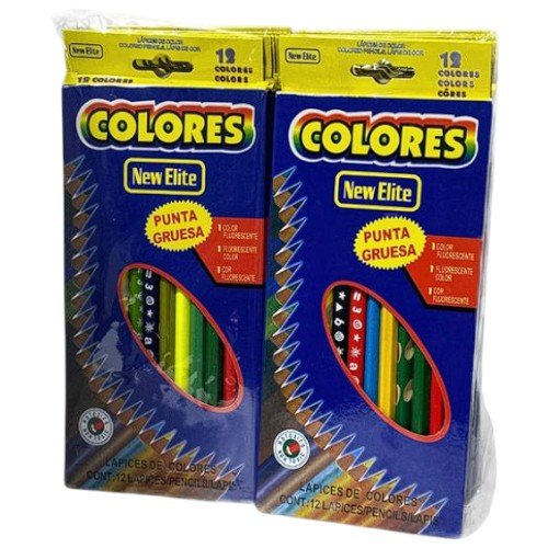 Lapices de colores 12 PZA por mayor en Chile