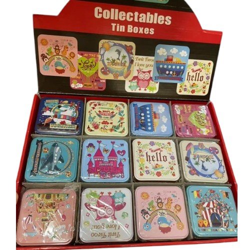 Latas Coleccionables con Diseños Infantiles y de Viajes por mayor Hogar por mayor