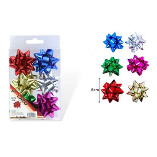 LAZO ESTRELLA COLORIDO por mayor - Navidad por mayor