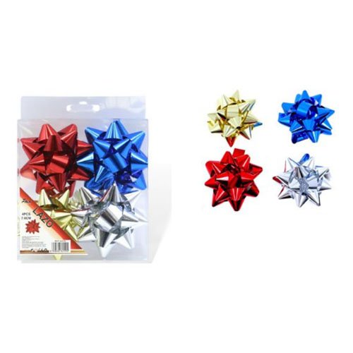 LAZO ESTRELLA COLORIDO por mayor - Navidad por mayor