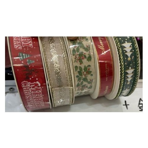 LAZO NAVIDEÑO ESTAMPADO por mayor Navidad por mayor