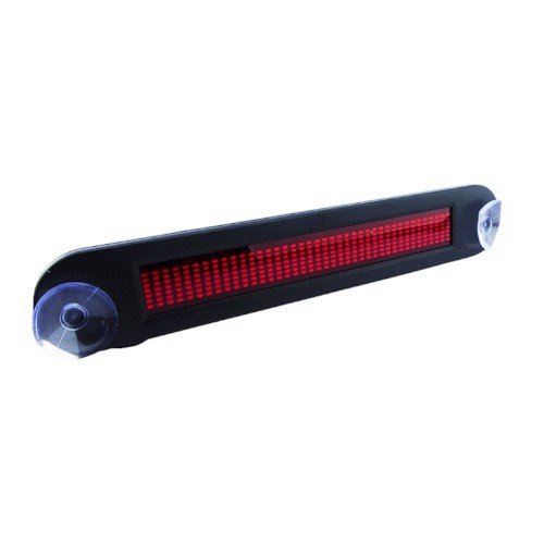 Letrero Programable LED De 12Volt Para Auto Con Control Y Ventosas. 29.5 cm x 5 cm por mayor en Chile