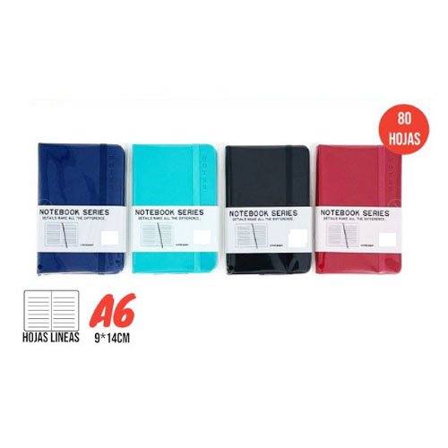 LIBRETA MONOCOLOR A6 por mayor Útiles Escolares por mayor