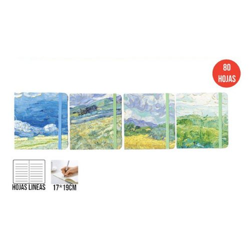 CUADERNO VAN GOGH por mayor Útiles Escolares por mayor
