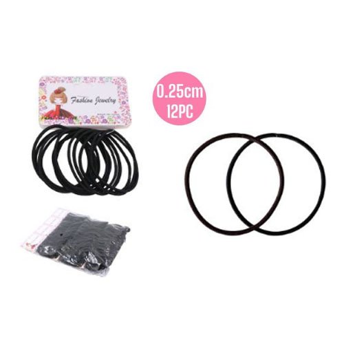 LIGA ELASTICA NEGRA por mayor - Belleza por mayor