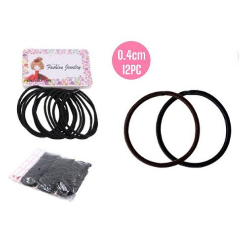 LIGA ELASTICA NEGRA por mayor - Belleza por mayor