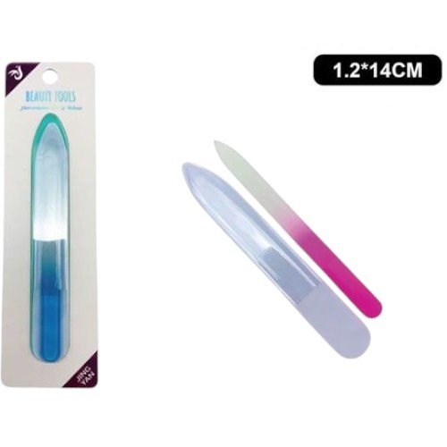 Lima de Cristal Profesional con Estuche Protector por mayor Belleza por mayor