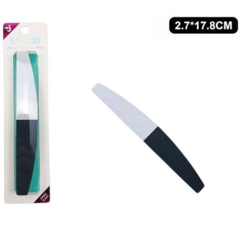 Lima Pulidora de Uñas Profesional de Tres Caras con Diseño Media Luna por mayor Belleza por mayor