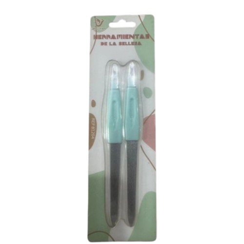 Limas de Metal de Doble Uso para Manicura 17.2 cm - 2 Piezas por mayor Belleza por mayor