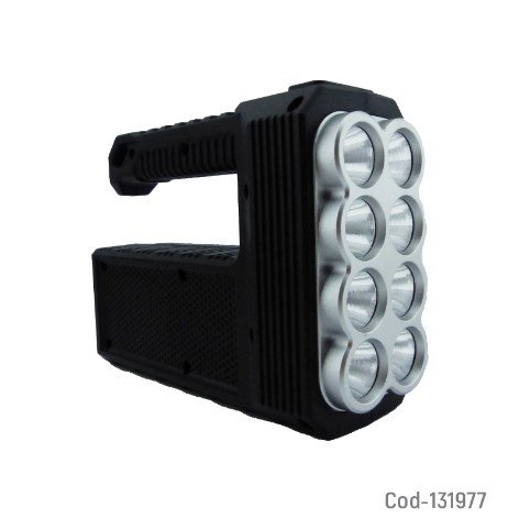 Linterna De 8 LED + 1 COB Recargable USB. por mayor - Electronica por mayor