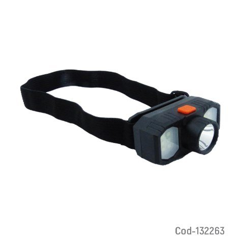 Linterna Minero De 1 LED + 12 COB Recargable Por USB. por mayor - Electronica por mayor