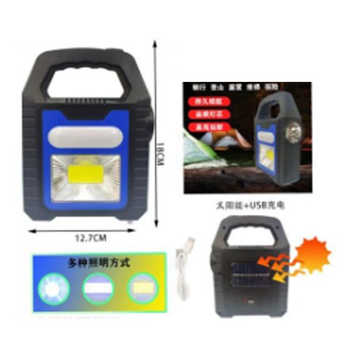 LINTERNA SOLAR DE MANO por mayor - Electrónica por mayor